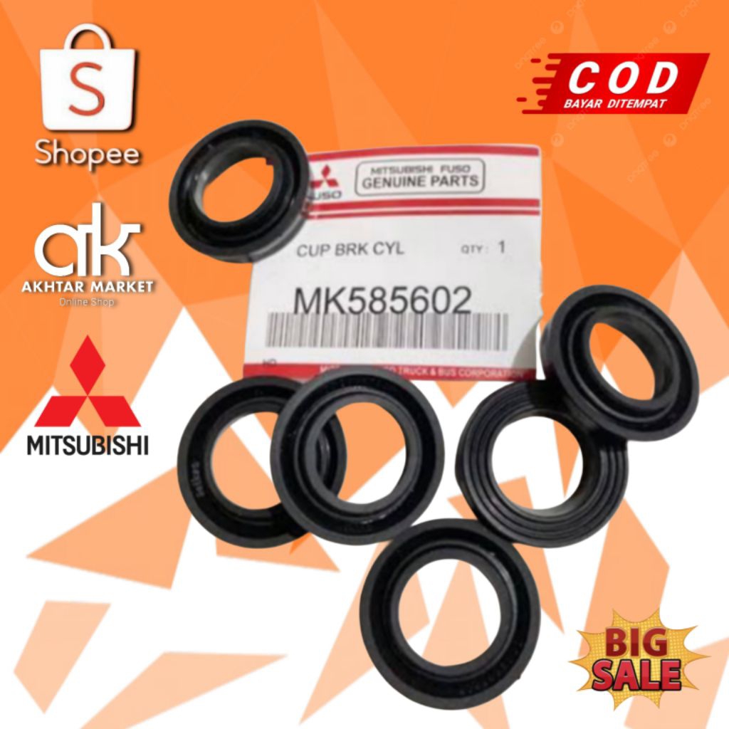 karet rem seal rem cup brake canter kanter hdx ps125 hdx mk585602 original