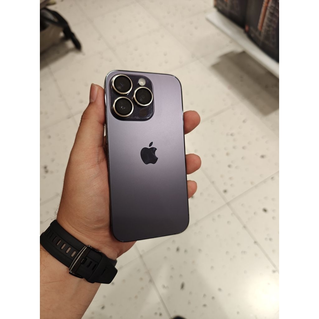 apple iphone 14 pro 128gb deep purple ex grs resmi iBox mantap x