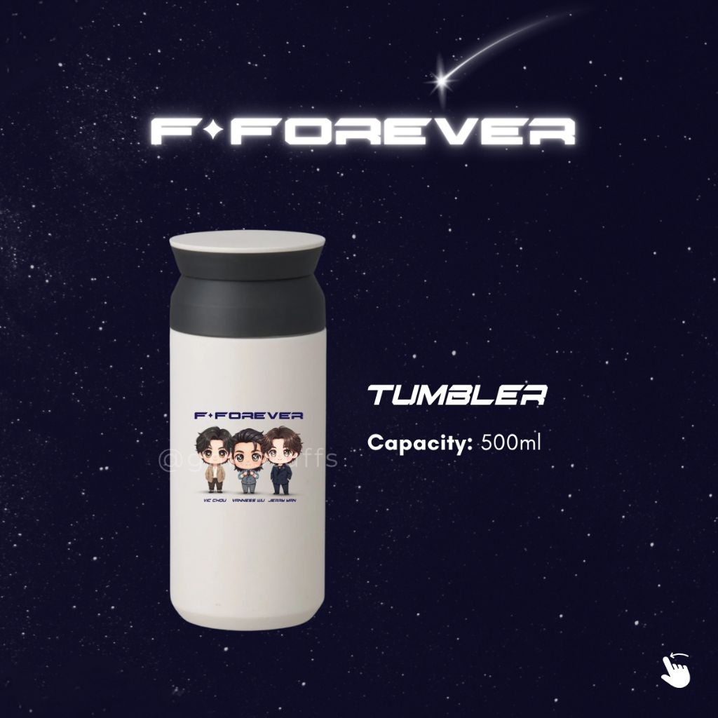 F4 Merchandise Konser - Tumbler (Jerry Yan, Ken Chu, Vic Chou, Vanness Wu)