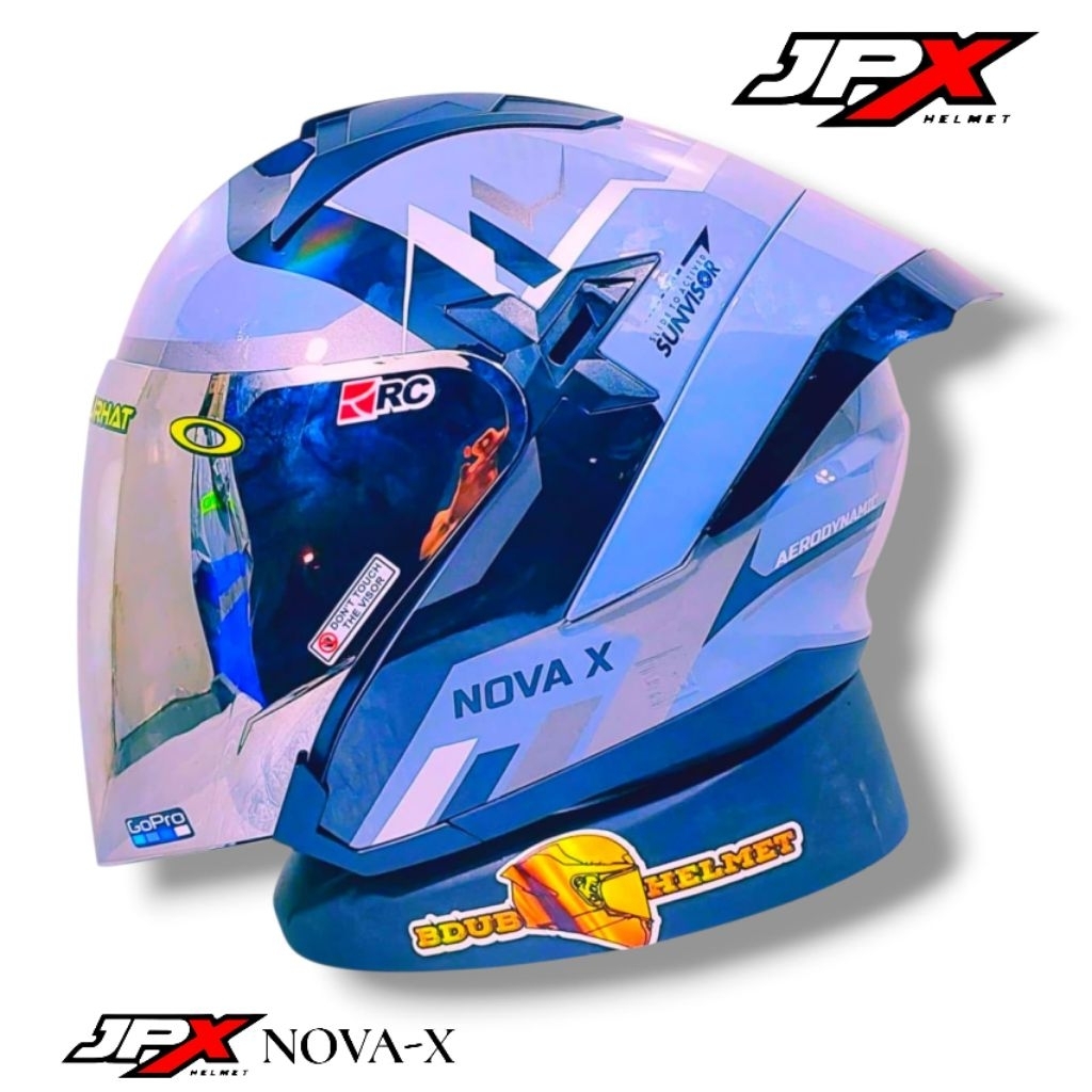 Helm JPX Nova x n4 paket ganteng original JPX
