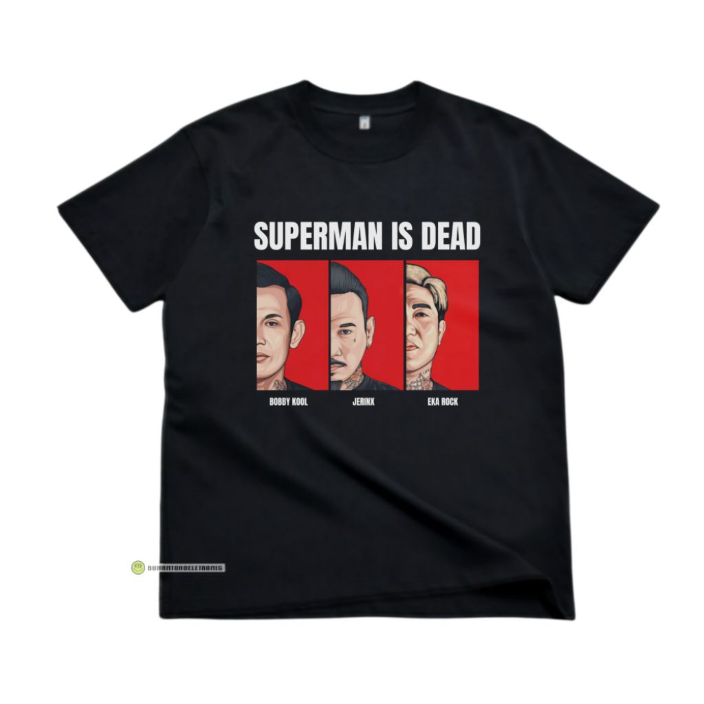 [ BTE ] Superman Is Dead T-shirt - Jrx - Eka - Bobby Official art
