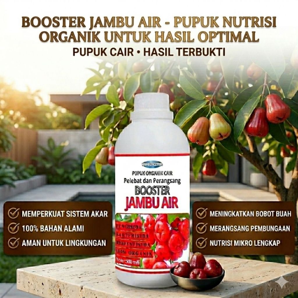 PUPUK BUAH JAMBU AIR / Booster JAMBU AIR / Pupuk buah lebat / Pupuk booster buah JAMBU AIR / pupuk b