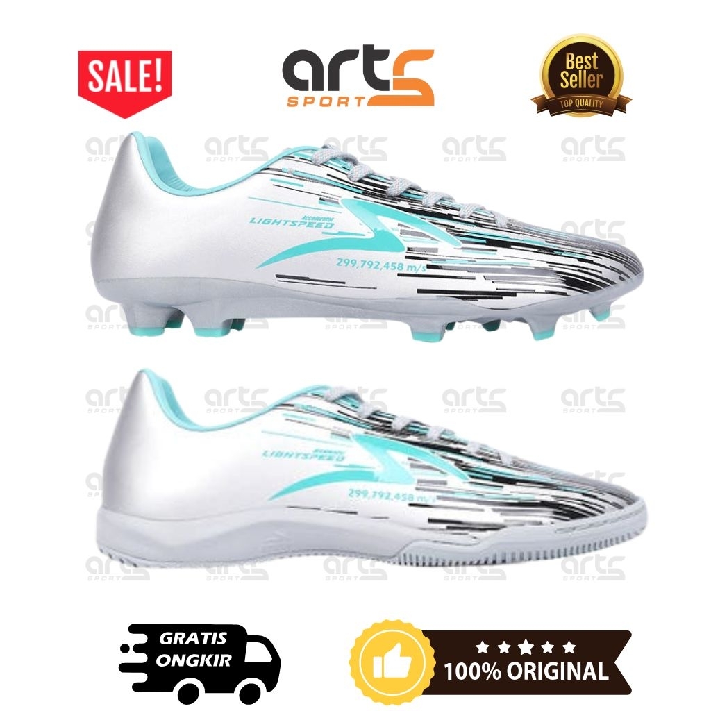SPECS LIGHTSPEED REBORN SILVER/BLACK/AQUA