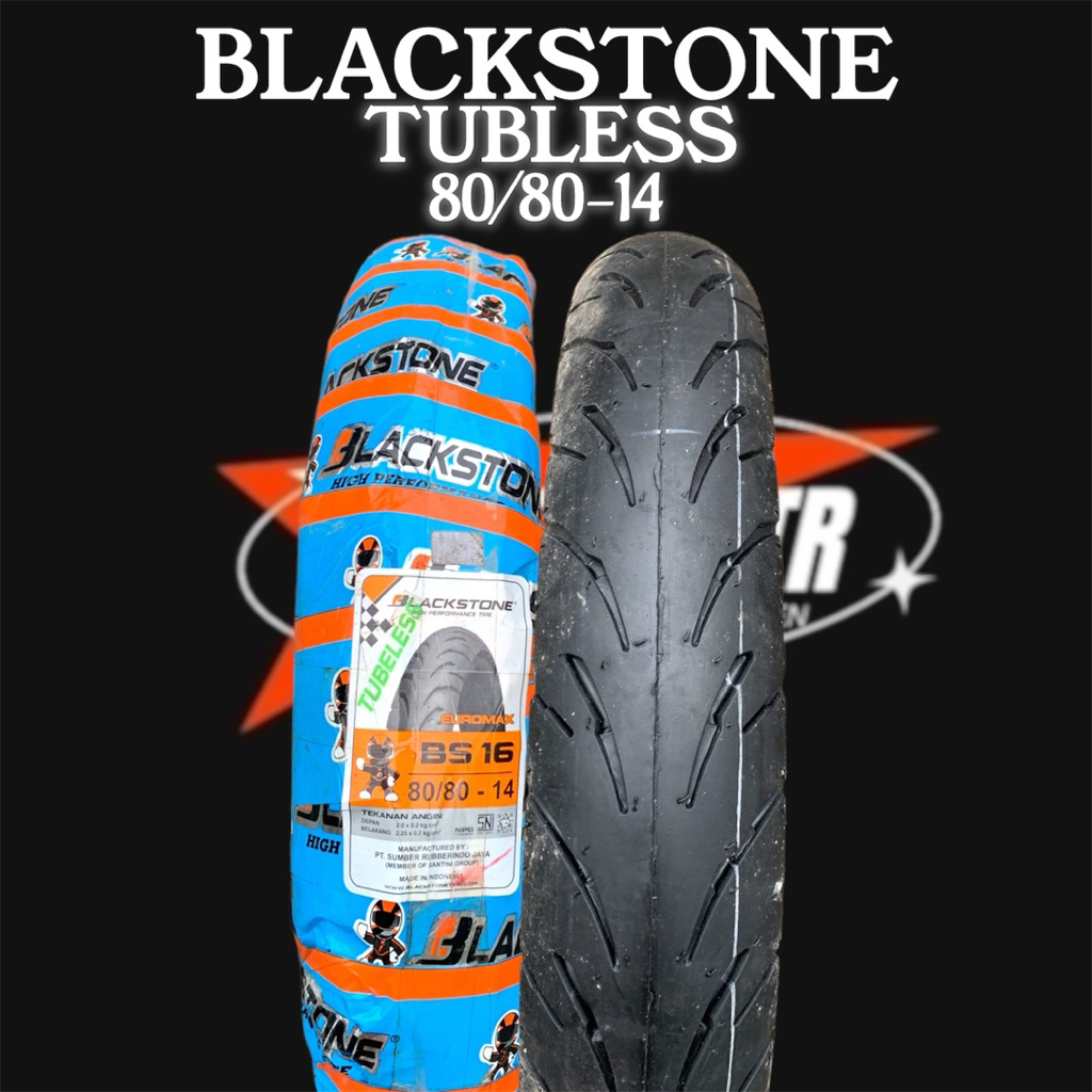 BAN SNI 80/80-14 TUBLES BLACKSTONE