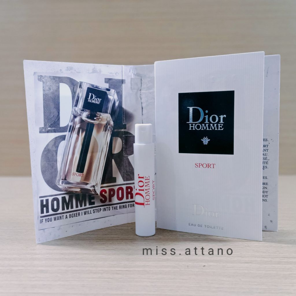 Vial parfum original Dior Homme Sport