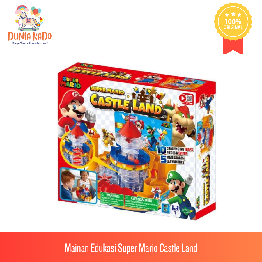Mainan Edukasi Super Mario Castle Land