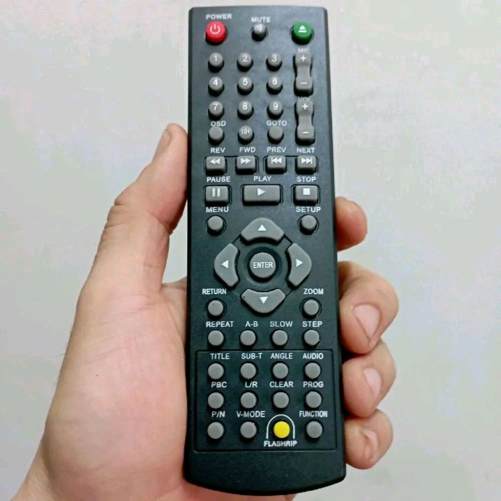 Remot Remote DVD Player Universal Tanpa Setting Polytron Flashrip DVD2165 DVD2167 DVD2255 DTIB2367 D