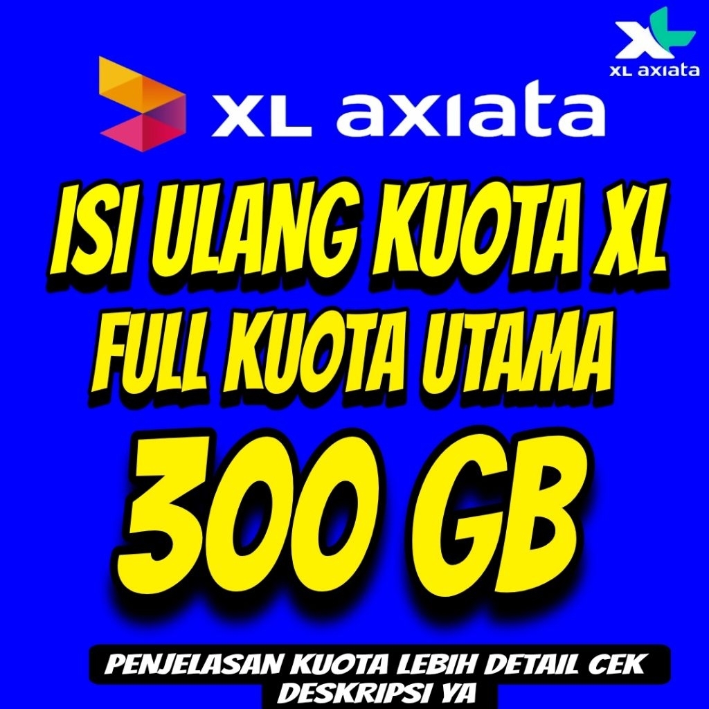 ISI ULANG KUOTA XL FLEX MAX 300 GB BULANAN MURAH PROSES CEPAT