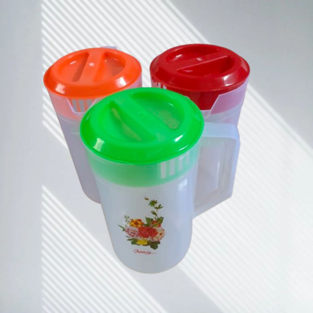 Teko Air Plastik 2 Liter - Eskan Tanggung 2 Liter - Teko Air Minum Bening