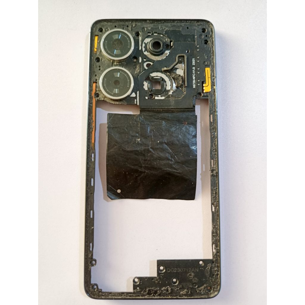 Milde / Tulang Tengah Infinix GT 10 Pro Ori Copotan / Ori bawaan hp