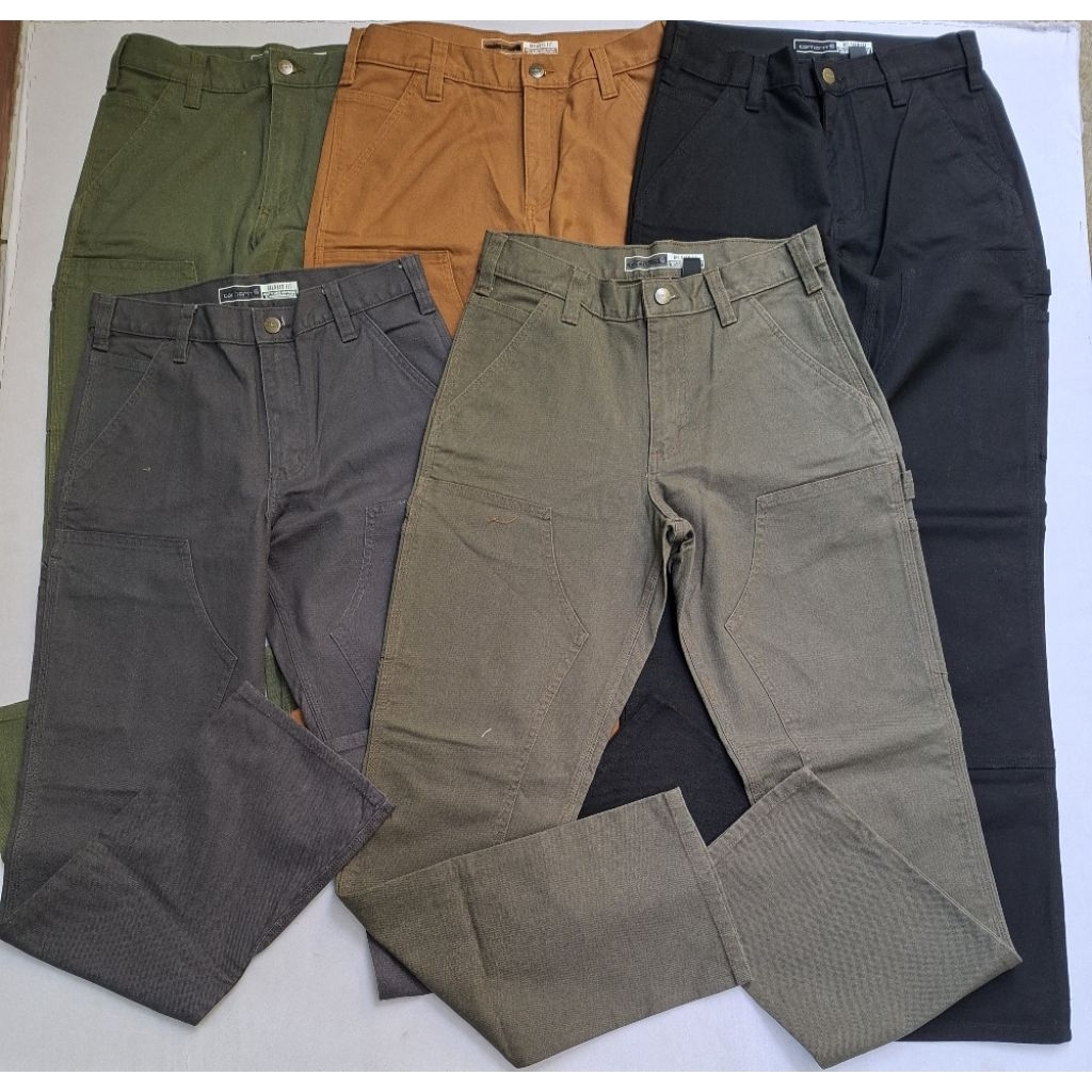 CARHARTT DOUBLE Knee MEN'S UTILITY WORK PANT - RELAXED FIT - RUGGED FLEX - DUCK Carpenter Carhartt