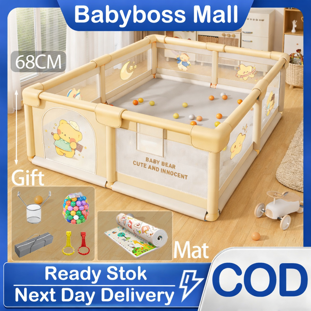 Pagar Bayi Bermain Mandi Bola Anak Pembatas Kasur Pagar Bayi Pagar Mainan Anak Playground Anak