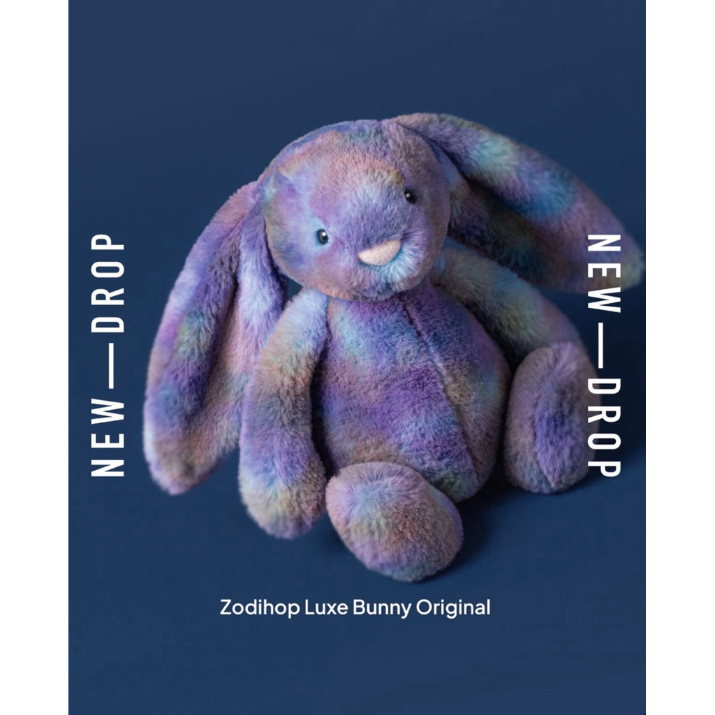 READY ORIGINAL jellycat space edition zodihop luxe bunny size medium BAS3COS jellycat bunny original