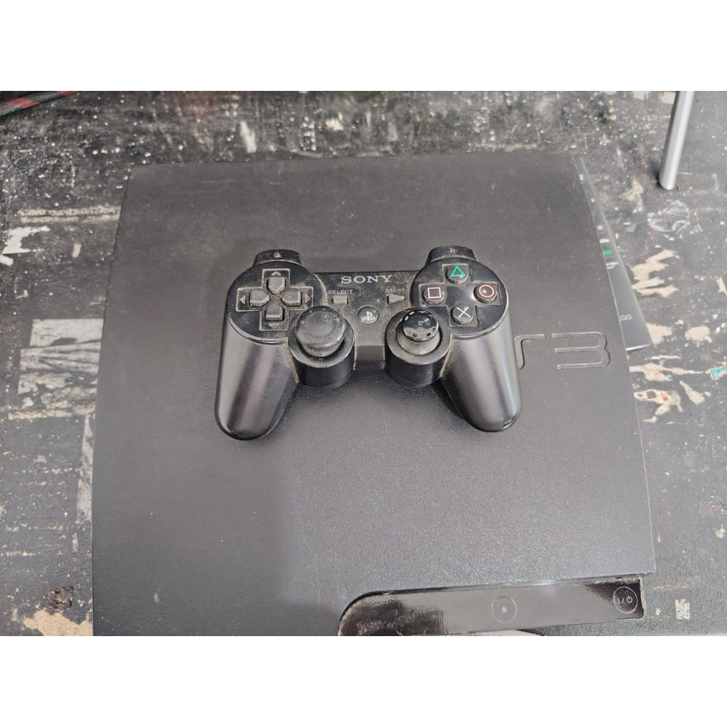Ps 3 slim 500gb seri 3000 fullset stik 1 game ada 34