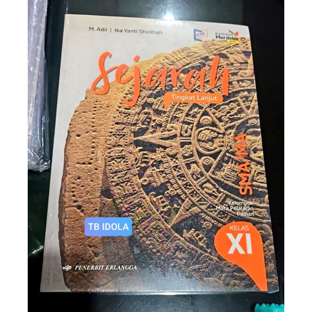 Buku Sejarah Tingkat Lanjut Kelas 11 SMA Kurikulum Merdeka Revisi Erlangga