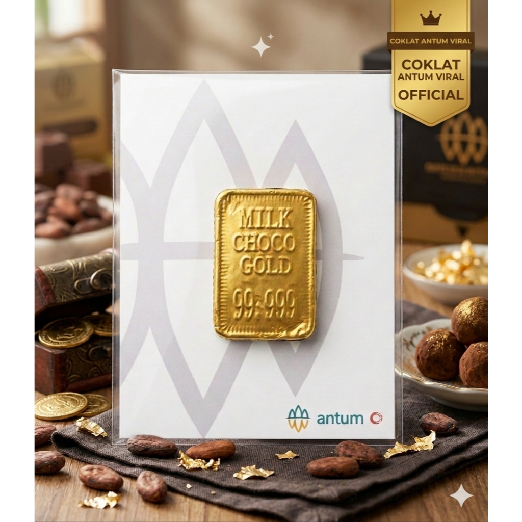 [PAKET ISI 10 / 20 / 40 / 50] MINI GIFT COKLAT ANTUM EMAS Souvenir Angpao Imlek Natal Lebaran Sesera