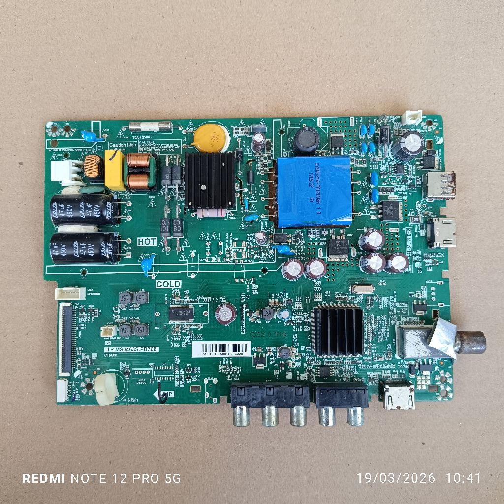 mb Mainboard asli cabutan led tv televisi LG 32LK500BPTA 32LK500BPTA normal