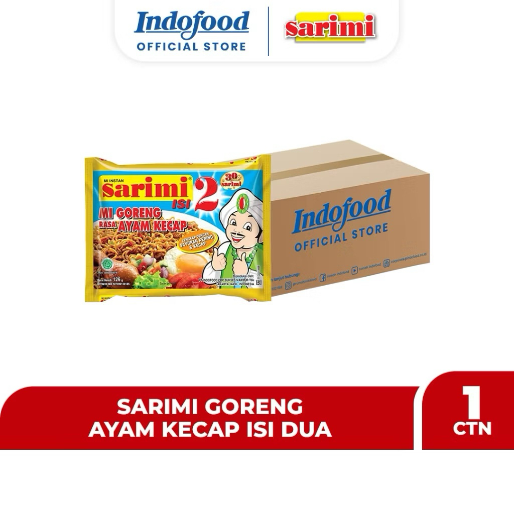 Sarimi Goreng Rasa Ayam Kecap 1 Dus Isi 24 Pcs