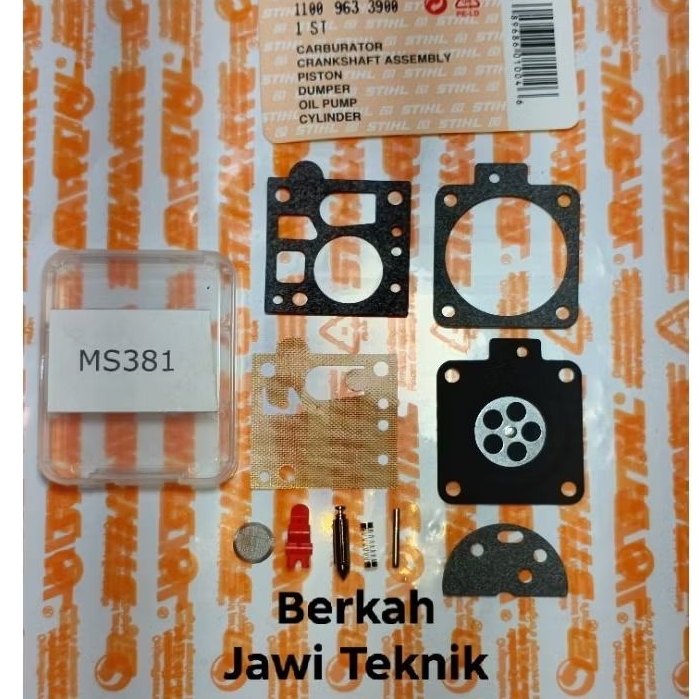 Membran Karburator Komplit Senso Stihl MS 381 Original