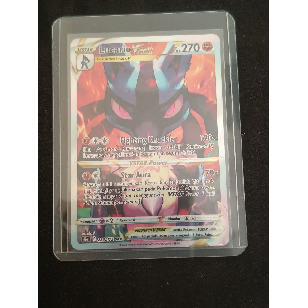 Pokemon TCG Indonesia Lucario Vstar SAR