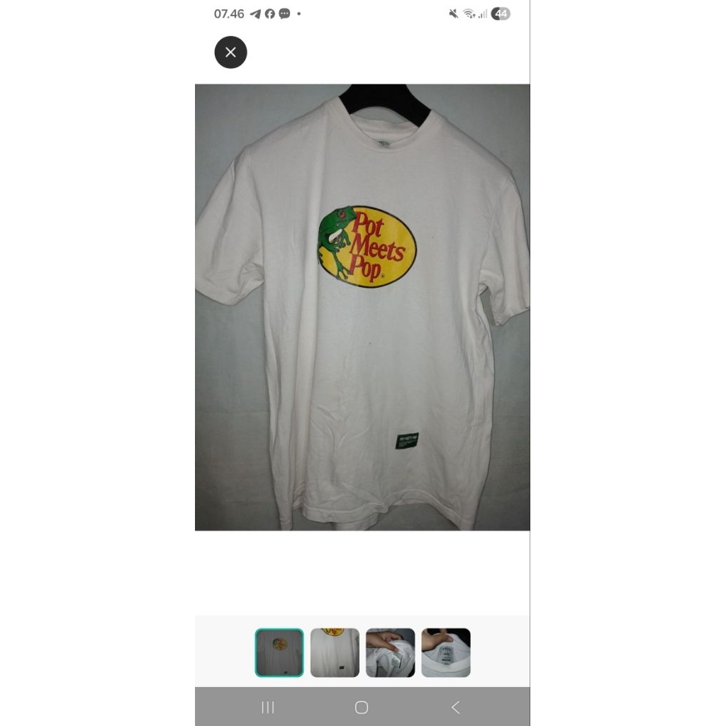 KAOS PUTIH POT MEETS POP