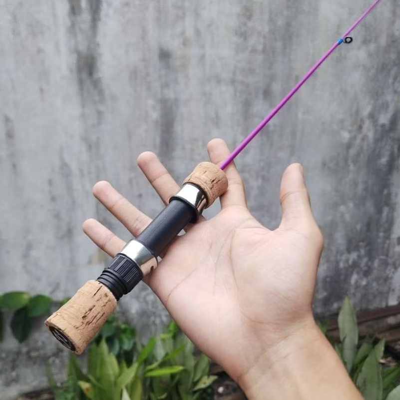 Joran stream single hand micro casting 80cm /100cm /120cm one piece - pink