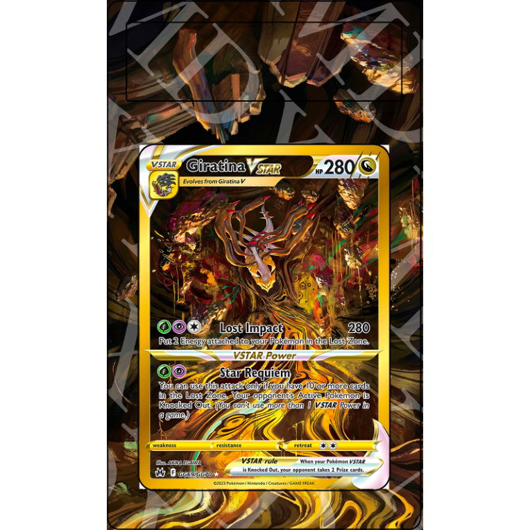 Giratina VSTAR #GG69 Pokemon Crown Zenith (Extended Art)