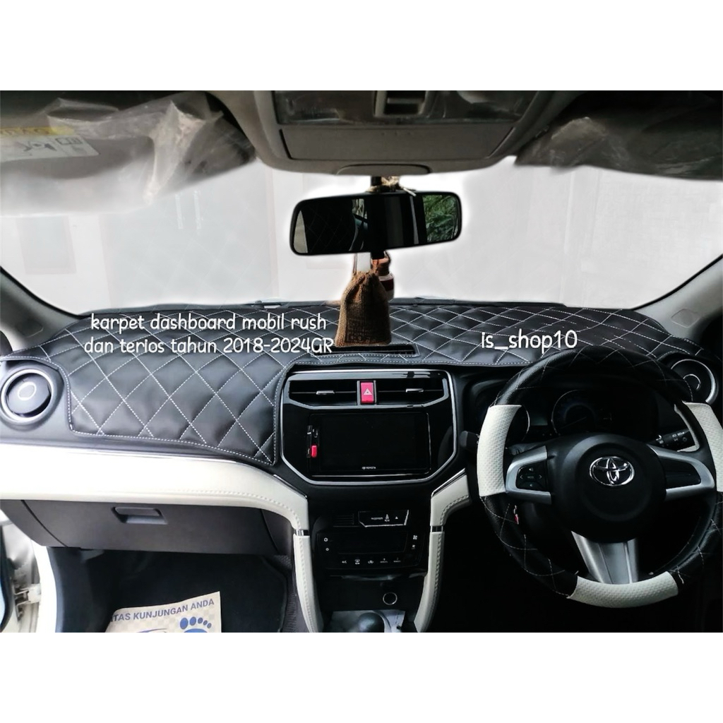 alas dashboard mobil rush terbaru terios 2018-2024GR /karpet dashboard/cover dasbor mobil