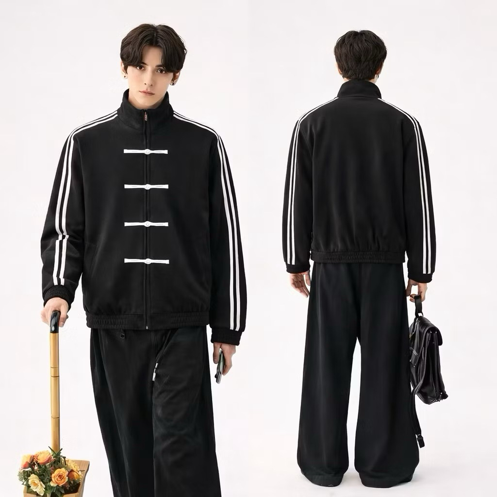 Xing cheongsam Track Jaket Zipper unisex Oversize