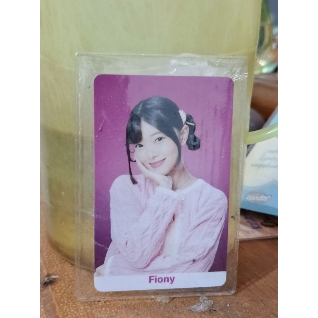 Photocard Fiony Jkt48 x Telkomsel official