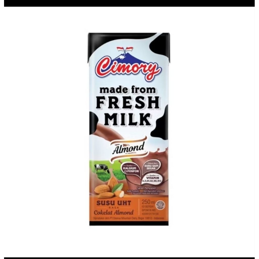 Cimory fresh milk 250 almond