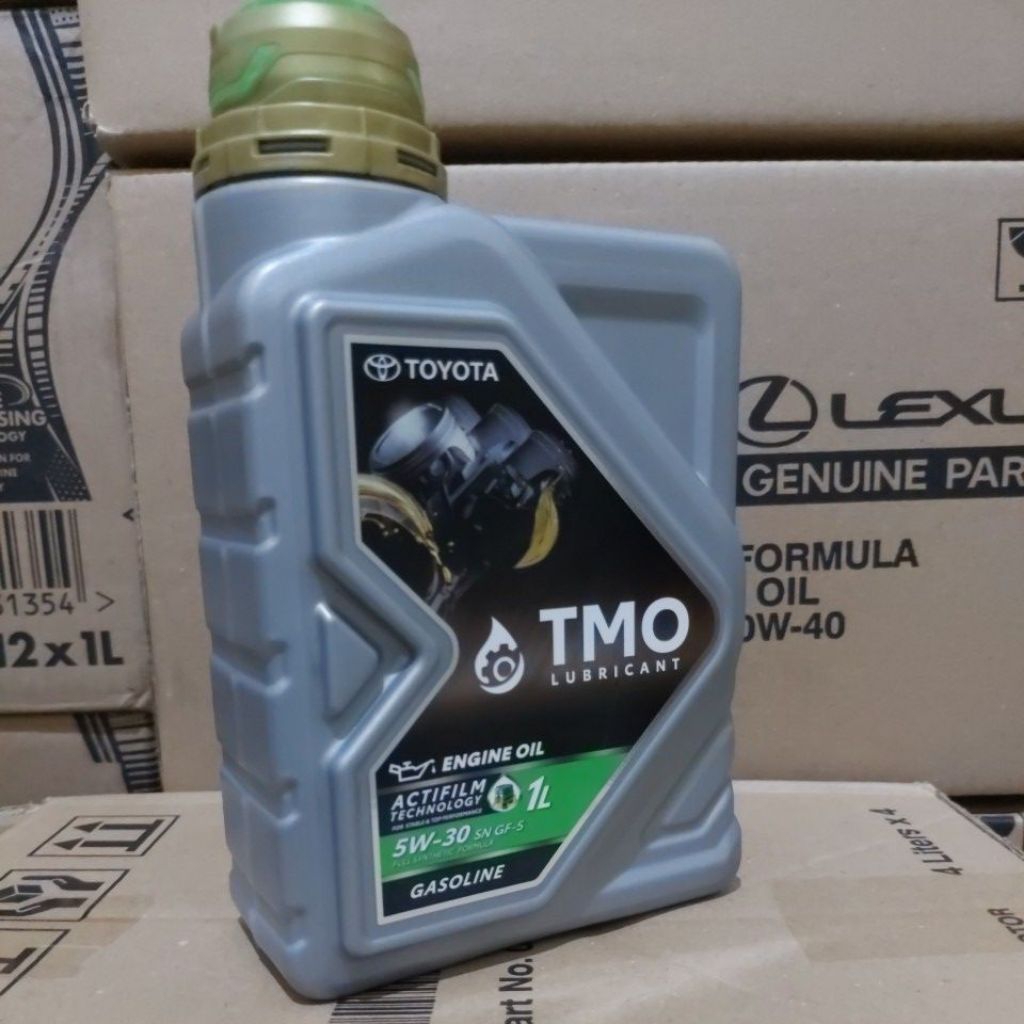 OLI MOBIL TOYOTA TMO ENGINE OIL 5W-30 SN GF-5 FULL
