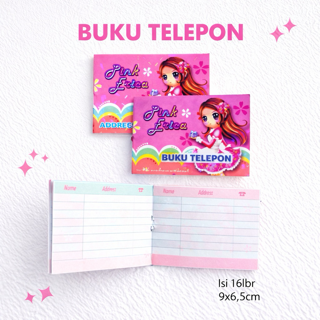 buku telepon mini - buku alamat