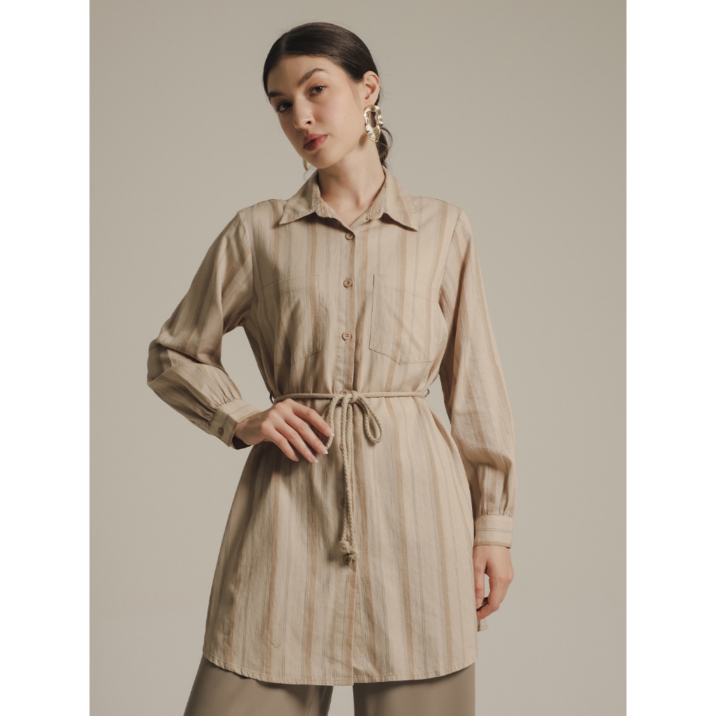 EXPAND Nerisa Blouse |Kemeja Wanita - Atasan Lengan Panjang