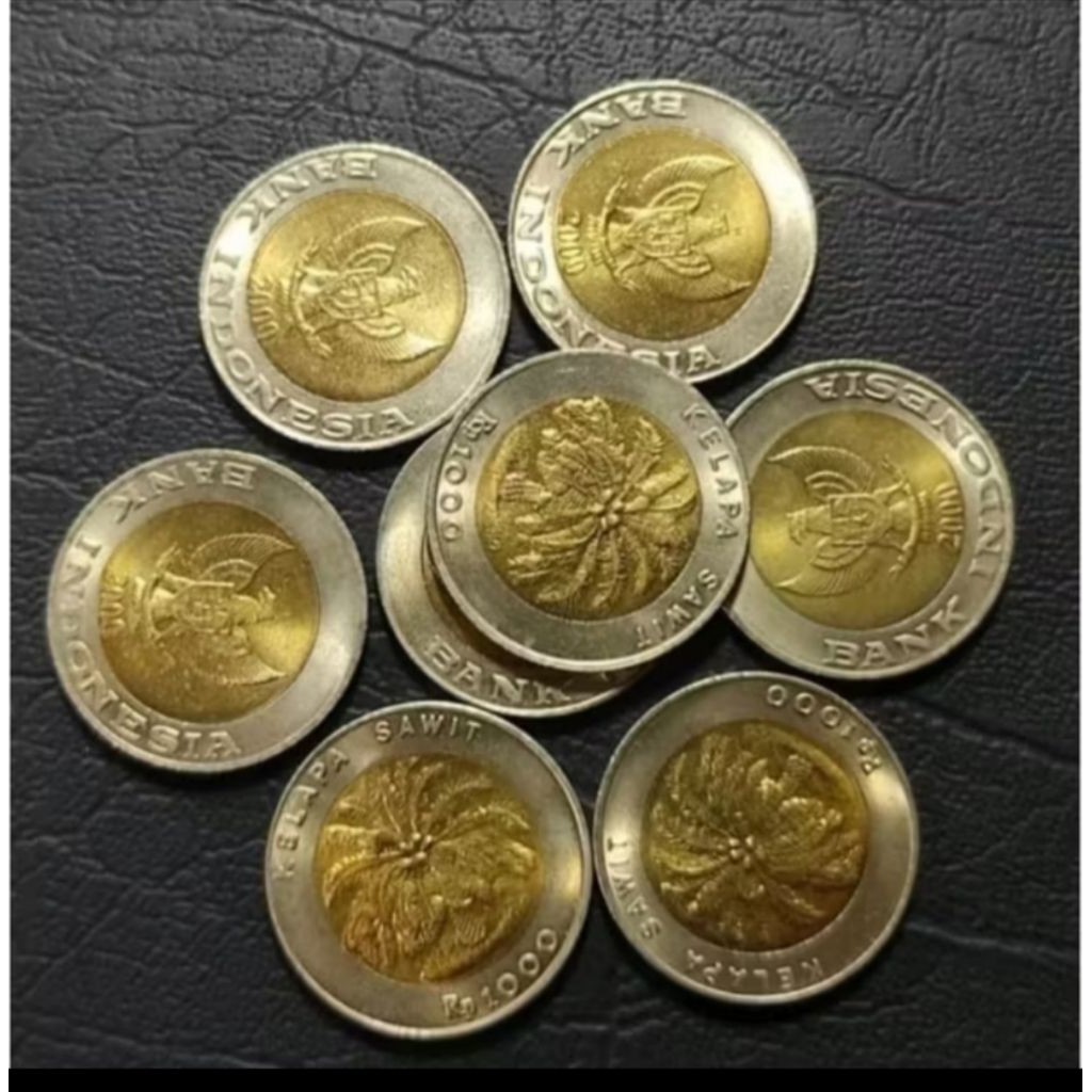 Uang koin 1000 / seribu logam kelapa sawit