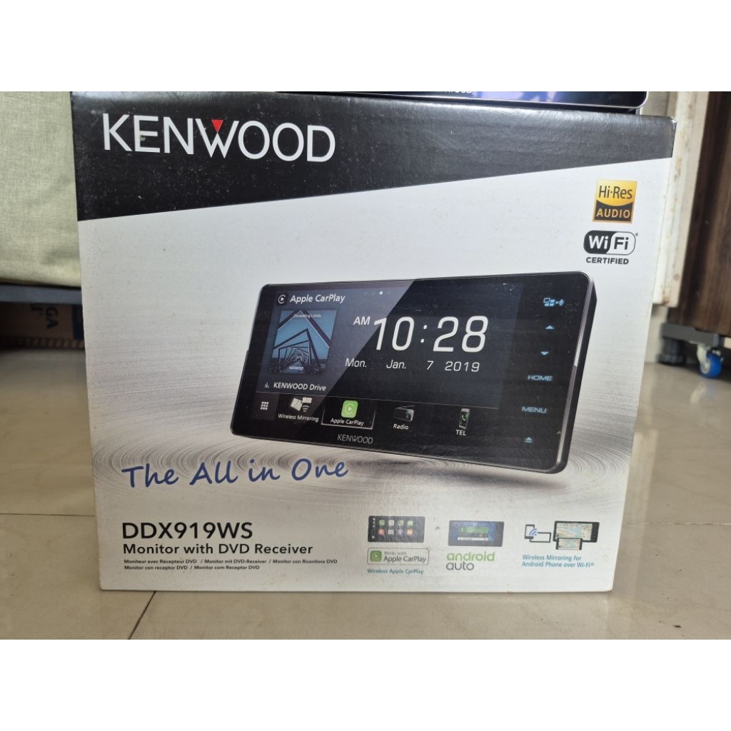 headunit kenwood ddx 919 ws