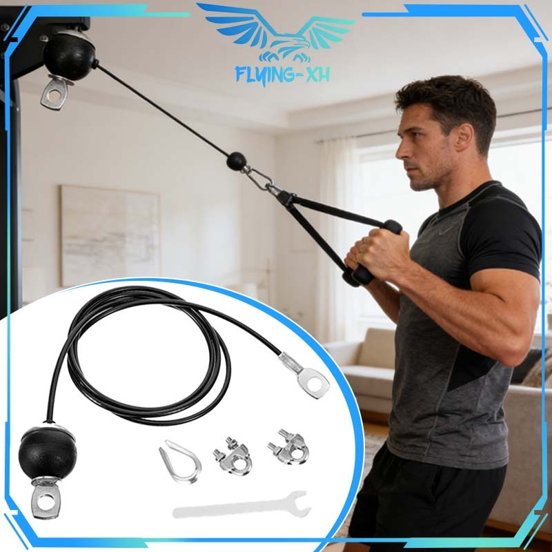2.5meter Kabel Sling Gym Fitness Gym Pulley Cable Adjustable Kabel Sling Gym Tali Seling Gym Sling G
