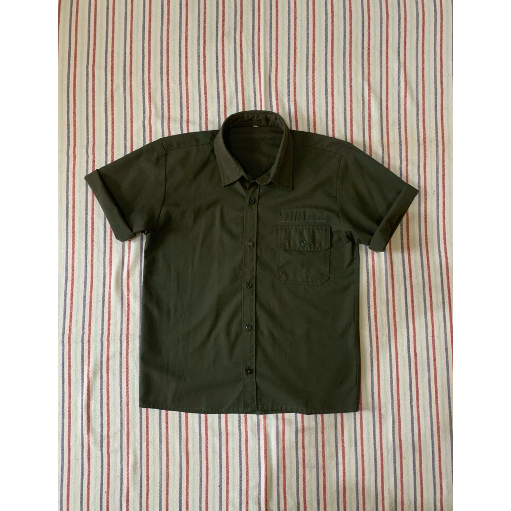 Military workshirt one pocket
