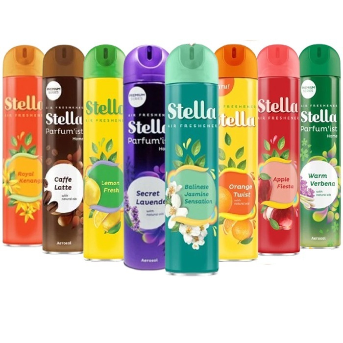 [ 1pcs ] Stella aerosol 350ml pengharum ruangan stella air frehsner semprot pewangi ruangan