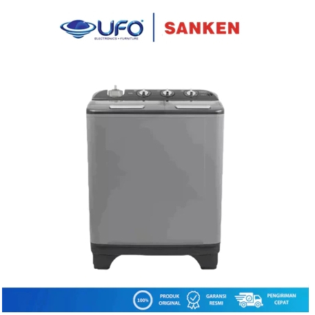 Sanken Mesin cuci 2 Tabung Deluxe 10 Kg TW1127GSL