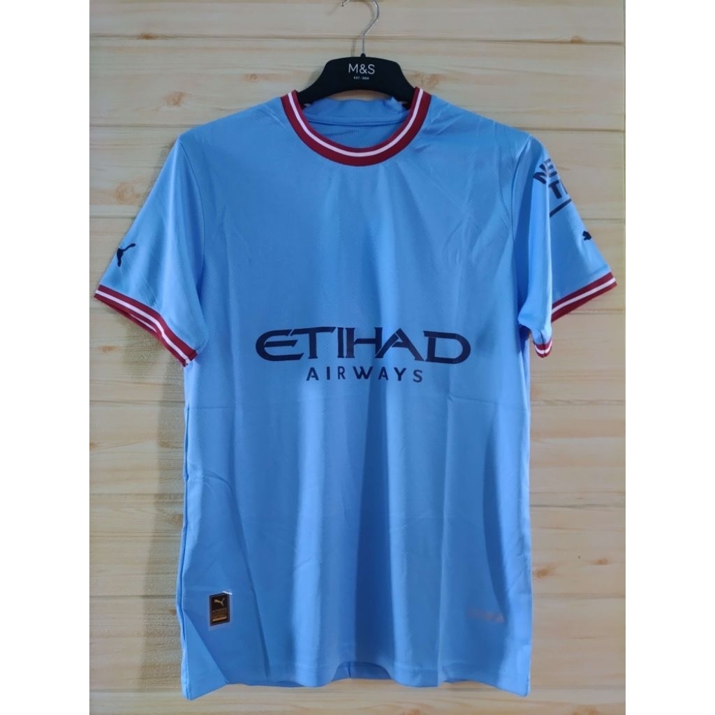 Jersey Man City Treble Winners Grade ori 2022/2023