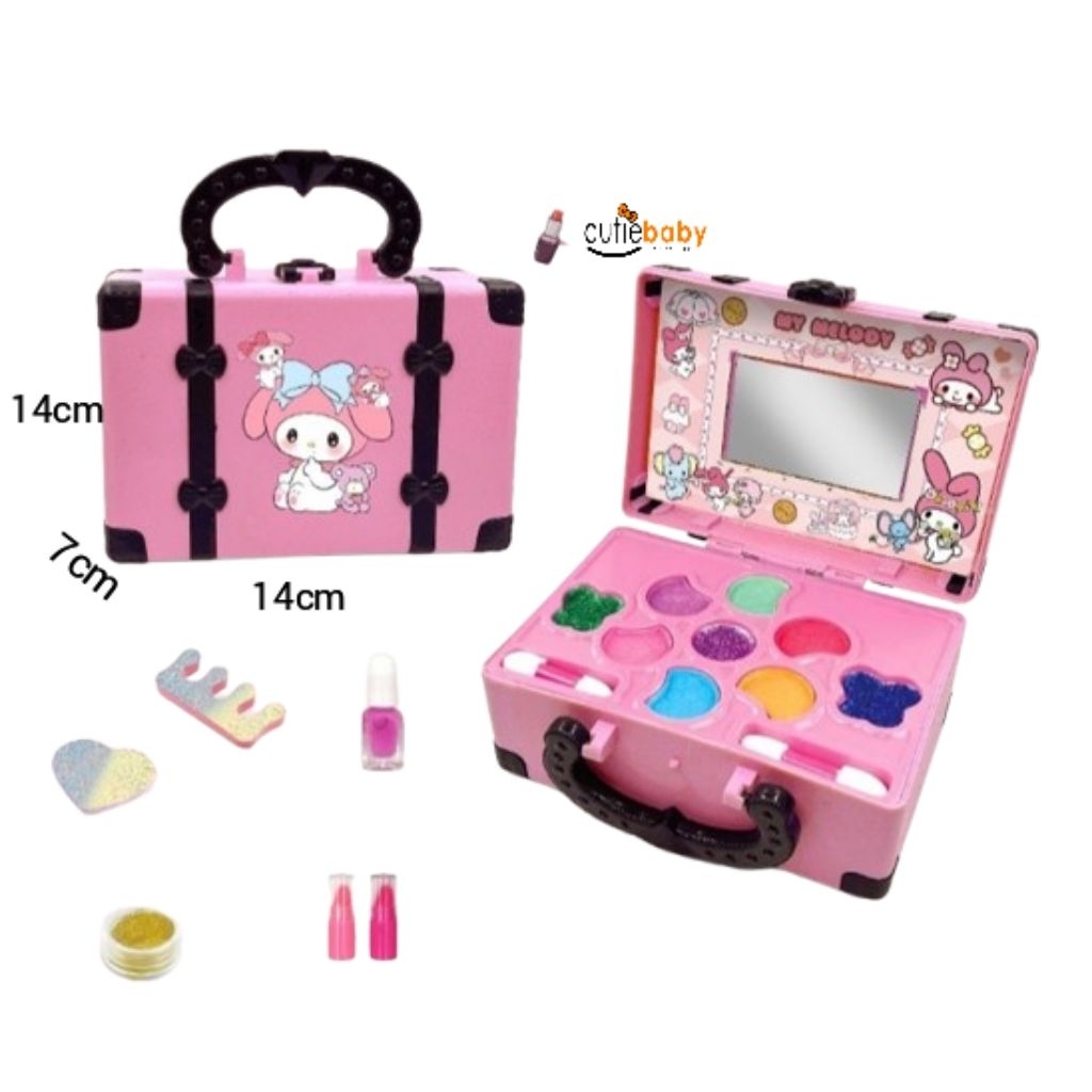 [CUTIETOYS] MINI MAKE UP SET  KOPER | MAINAN SET KOSMETIK ANAK KARAKTER | MINI MAKE UP KOPER KECIL
