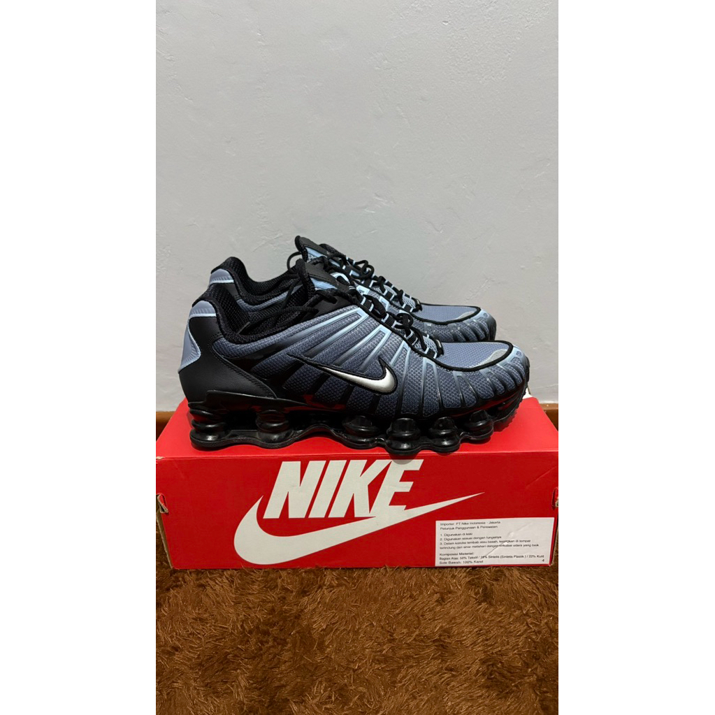 nike shox tr black reflect silver