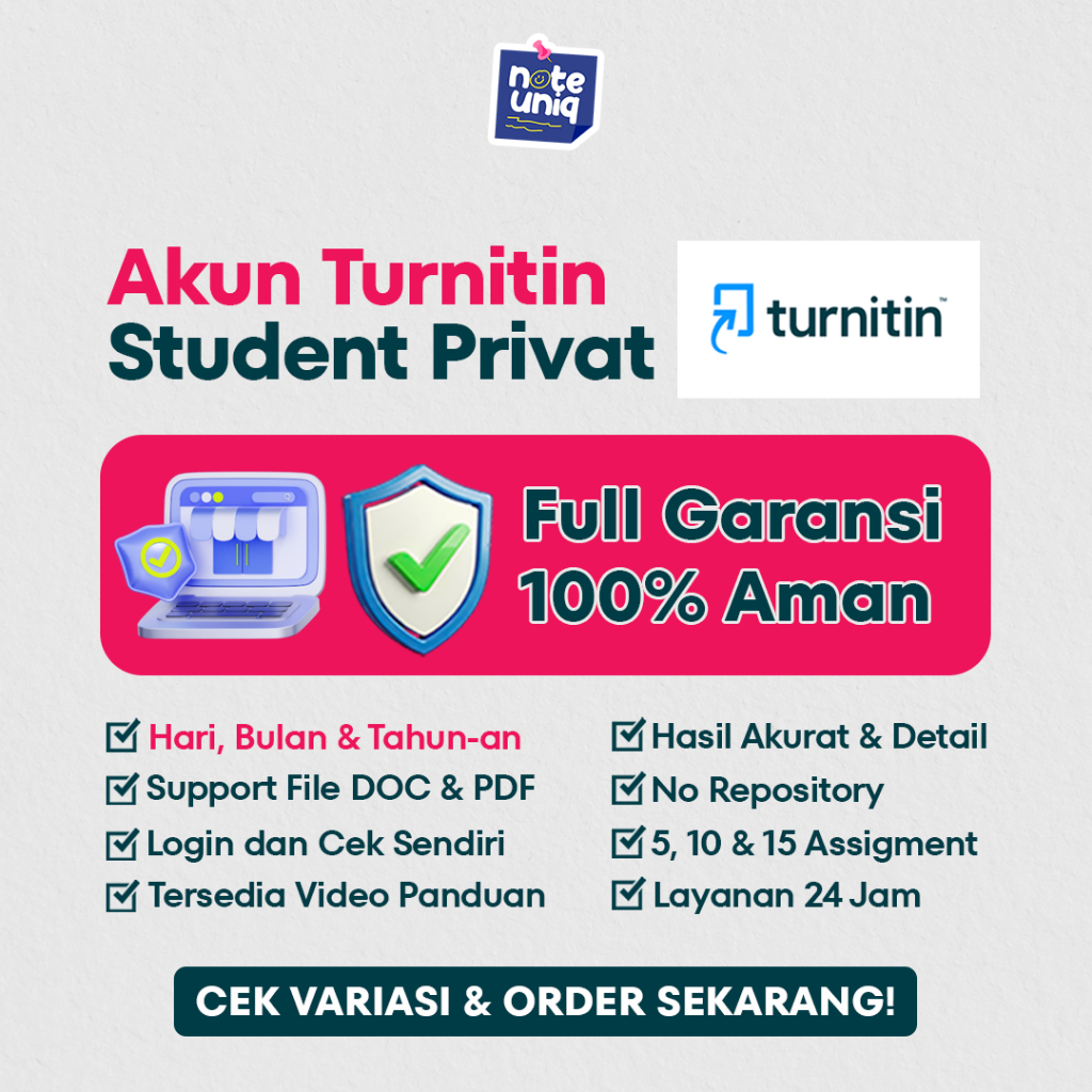 Akun Privat Turnitin Student - No Repository & Full Garansi
