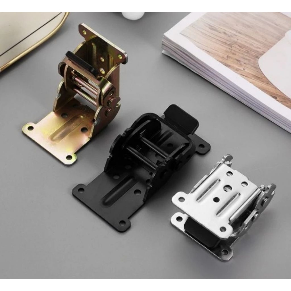 Braket Engsel Kaki Meja Siku Lipat / Engsel Siku Kaki Meja Lipat 90°