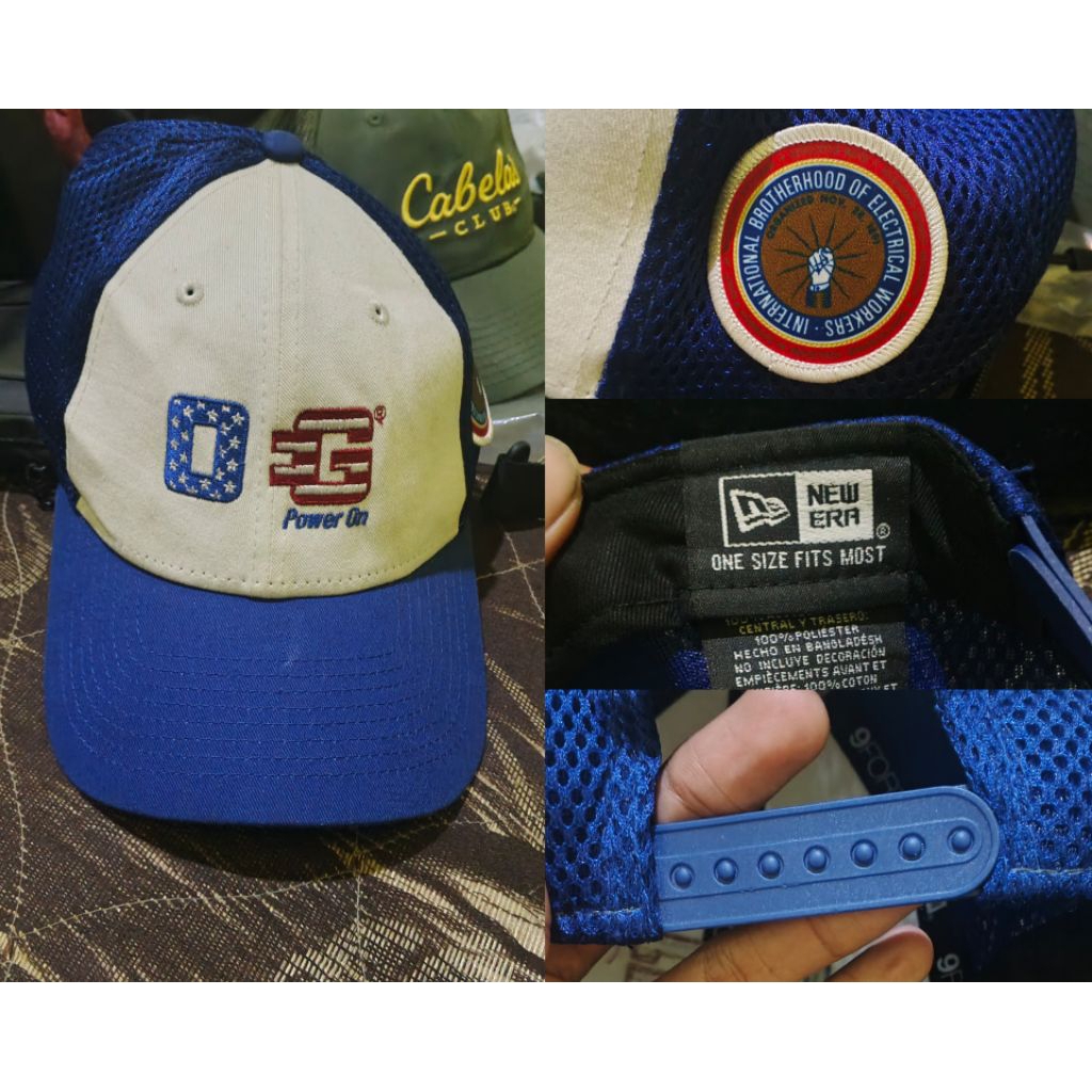 Topi Traker vintage jaring NEW ERA