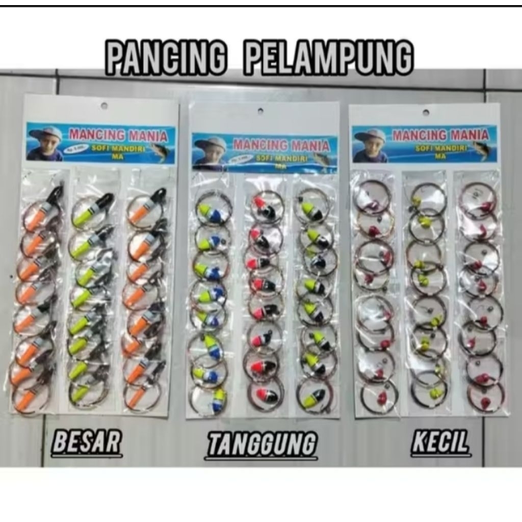Kail Pancing Pelampung 1 Set Rangkaian Pancing