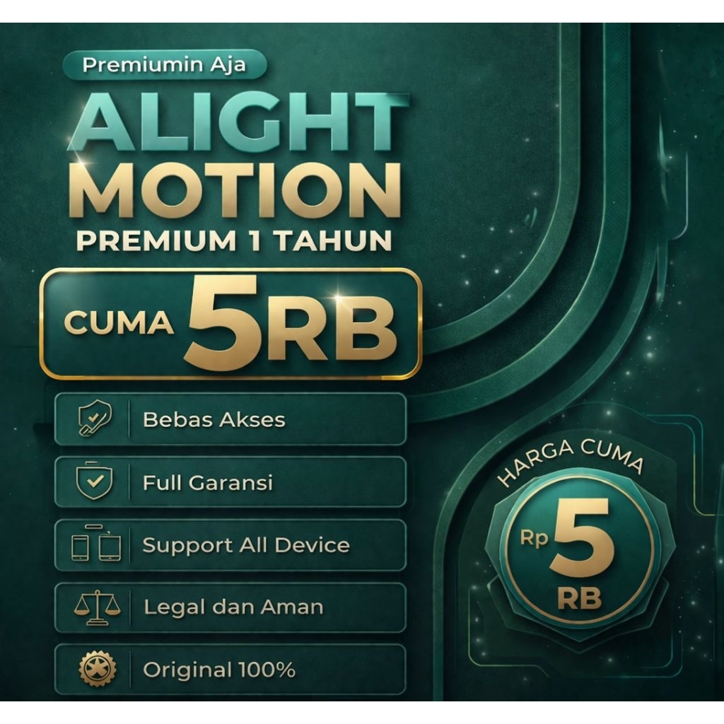 Alight Motion Premium 1 Tahun