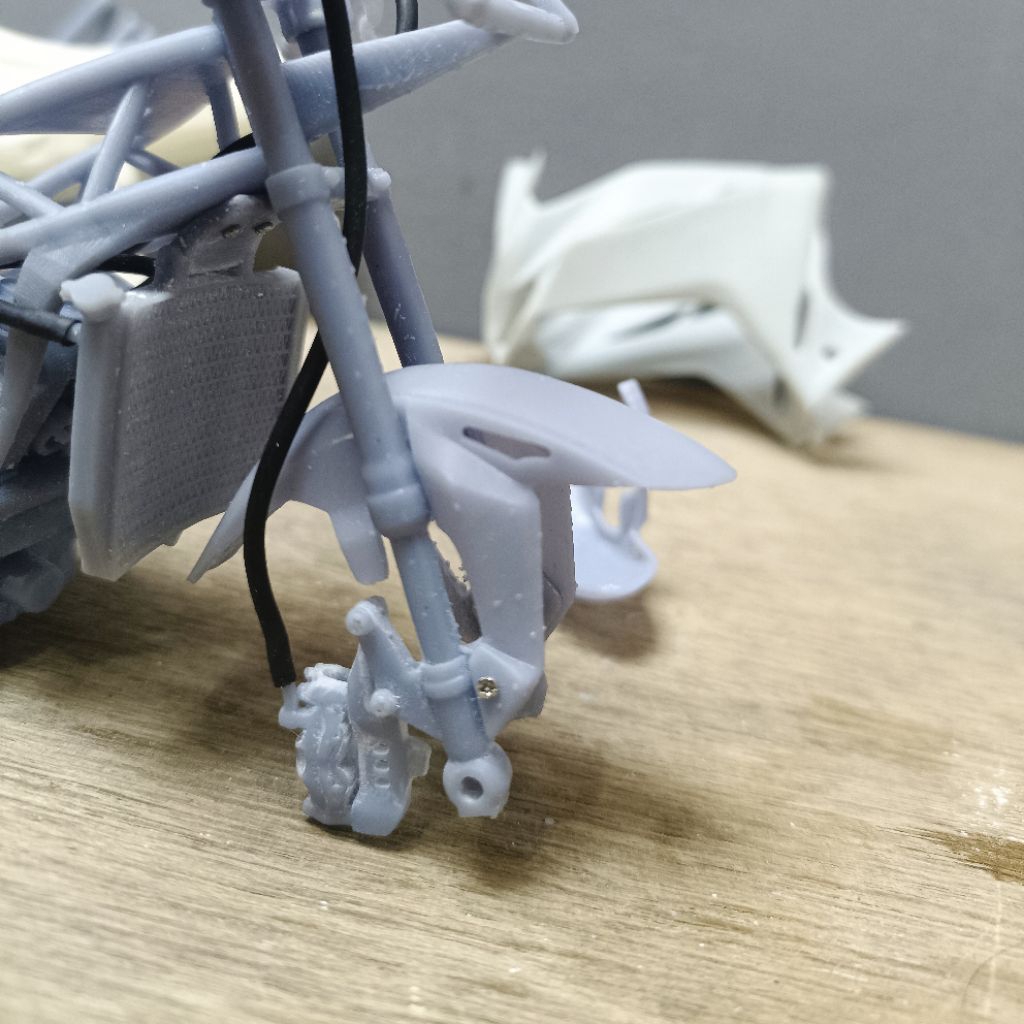 WXZ FACTORY miniatur spakbor depan cbr250rr sakala 1:12 3d print