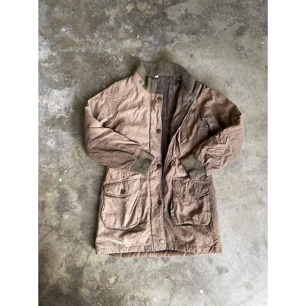 Jaket Parka Vintage Long Winter Puffer Jacket